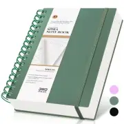 Spiral Notebook Journal,360 Pages College Ruled Notebook, Lined A5 Darkgreen