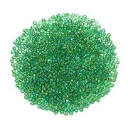 2000 Pcs Glass Seed Beads, 2mm Mini Glass Seed Spacer Bead, Dark Green