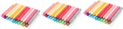 TEHAUX 3sets Dust- Liquid Chalk Markers Portable Sidewalk Chalk for Boys and Girls Teachers Multi-function Drawing for 48pcs*3