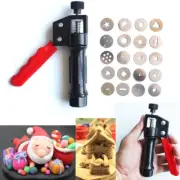 20 Discs Clay Fimo Extruder Craft Gun Sculpture Dough Cake Sugarcraft Decor Tool