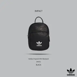 Adidas AC BP CL X Mini 黑 白 皮革 迷你 後背包 爆裂紋 小背包 BK6951 IMPACT