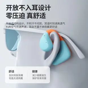 新款掛耳式OWS無線藍牙耳機眼鏡盒充電倉大容量長續航空氣傳導TWS
