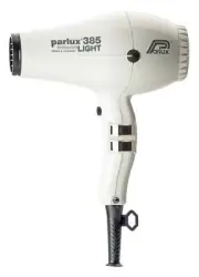 Parlux 385 LIGHT Hair Dryer Ceramic & Ionic Super Compact White