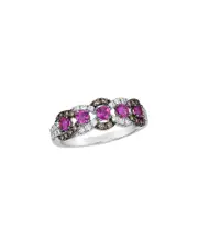 Le Vian Passion Ruby 14K 0.93 ct. tw. Diamond & Ruby Half-Eternity Stackable Ring