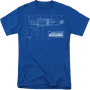 Warehouse 13 Tesla Gun - Men's Regular Fit T-Shirt