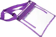 WOONEKY Clear Stadium Purse for Women Transparent Clutch Bag for Sporting Events Music Festivals Concerts Easy to Clean Lightweight Design present Choice