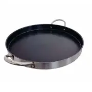 Stainless Steel Comal Non-Stick Griddle Pan 21.5" Para Carnitas Tacos Tortillas