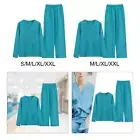 Scrubs Set Comfortable with Pants Breathable with Pockets Top and Pant Set