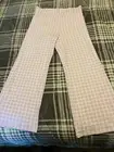 Hue Pajama Pants Women's L Pink Checkered Sweatpants Large Softy NWT Free Ship