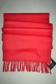 DUNHILL Skinny Cashmere Scarf Scarlet Mens Brand New RRP £295