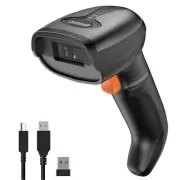 Bluetooth Wireless Barcode Scanner Versatile 3-in-1 (2.4Ghz Bluetooth6.0 Wire...