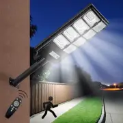 800W Solar Street Lights Outdoor Waterproof, 80000LM, Dusk to Dawn Solar with