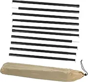 KITANDOVE 1 Set Telescoping Tent Support Poles Height Durable Outdoor Canopy Poles for Camping and Beach Adventures Easy to Assemble Sturdy Awning Includes Storage Bag