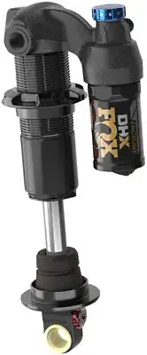 FOX DHX Factory Rear Shock - Trunnion Metric, 185 x 55 mm, 2-Position Lever, Har