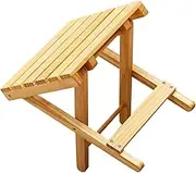 JECOMPRIS Wooden Folding Table Outdoor Folding Table Folding Side Table Square Foldable Outdoors Small Table Folding Tables Small Patio Side Table Beach Table Portable Table Apartment Wine
