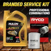 Ryco Oil Filter 5L APX0W20GF6 Eng Oil Service Kit for Honda Accord Civic Jazz RB