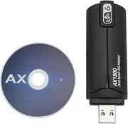 USB WLAN Stick Adapter for PC 1800Mbps USB 3.0 Dual Band 5G 2.4GHz / 5.8GHz WiFi 6 Adapter PC for Wins 10 11