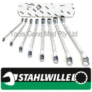 Stahlwille 20/8 8pc Metric Double Ended Deep Offset Ring Spanner Set - 96410405