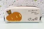 【震撼精品百貨】RILAKKUMA SAN-X 拉拉熊懶懶熊~拉拉熊帆布筆袋-奶油#68384