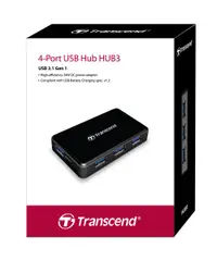 在飛比找誠品線上優惠-Transcend 創見 極速USB 3.1 HUB多功能4