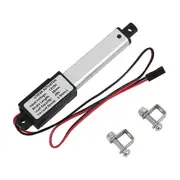Micro-Linear Actuator, 2 Inch Stroke, 90N/20.3Lb, Speed 9.5mm/S Electric Waterproof Actuator Motor Silver black