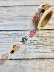 Seasonal teapots Washi Tape Papercraft Planner Supply Journal Card party