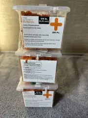 QTY: 3-RIDGID 1/4 in. Tile Spacers (250-Packs Resealable Box) 750 total NEW!