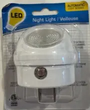 LED Automatic Light Sensing Plug In Night Light