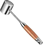 VINTORKY 1pc Meat Hammer Dual Sided Beef Tenderizer with Handle Easy to Use Meat Mallet for Home and Restaurant Cooking Portable Kitchen Tool