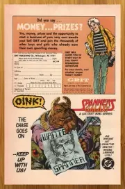 1990 DC Comics Spanner's Galaxy/Grit Vintage Print Ad/Poster Retro Art 80s 90s