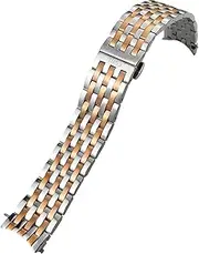 [BCMCBV] 316L Stainless Steel 20mm Watchband For Tissot T097 T097407 T097410A Silvr Watch Strap Bracelets Free Tools Men Women Watchbands