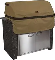 Classic Accessories Hickory Water-Resistant 45 Inch Built-in BBQ Grill Top Cover, Grill Cover, Grill Cover for Outdoor Grill, BBQ Cover