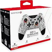 Gioteck Nintendo Switch Controller WX4+ with Customisable RGB lighting, Wireless Controller works with Nintendo Switch Console, Nintendo Switch OLED, Nintendo Switch Lite - Light camo