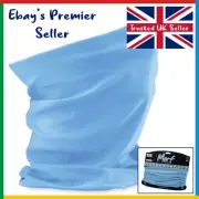 SKY BLUE Beechfield * 3 in 1 Face Cover Morf * Snood Scarf * Breathable Mask