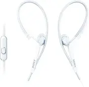 MDRAS410AW White SONY Fashion Splash Proof Sports Headphones