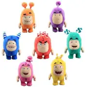 24cm Cartoon Oddbods Anime Plush Toy Treasure Of Soldiers Monster Soft Stuffed Toy Fuse Bubbles Zeke Jeff Doll For Kids Gift