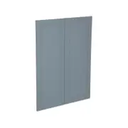 Kaboodle 900mm Heritage Danish Blue Medium Pantry Doors - 2 Pack