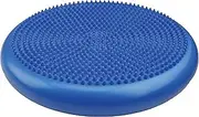 PHYSIOWORX Inflatable Wiggle Cushion - Autism Sensory Equipment, 35cm Diameter Wobble Cushion, Balance Cushion for Kids with ADHD, 2 Tactile Surfaces with Varying Textures, Adjustable Inflation
