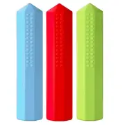 Pencil Chew Topper Sensory 3-Piece Silicone Fidgeting Chewy Pencil