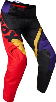 FOX 180 Xpozr Youth Motocross Pants, black-red-yellow, Size 24 Black Red Yellow