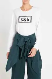 Sass & Bide On A Dream Relax Fit Long sleeve Tee - Size XXS - New with tag