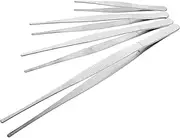 4pcs Stainless Steel Tweezers Multi-purpose for Gardening Household and Educational Use Long and Thin