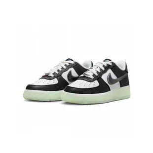 【NIKE】AIR FORCE 1 LV8 (GS) 運動休閒鞋/黑白/大童女鞋-FZ5529103/ 7Y/25CM