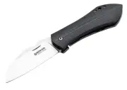 Boker Tree Brand Anso 67 Frame Lock Knife Black G-10 Titanium CPM-CruWear ###3