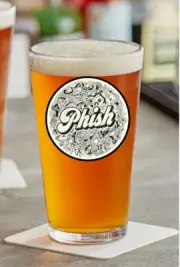 Phish (Graffiti) - Rock & Roll - 16oz Pint Beer Glass Pub Barware Seltzer Liquor