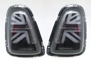 LED Tail Lights For 2010-2015 Mini Cooper R56 R57 R58 R59 - UNION JACK SMOKE (for: Mini)