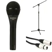 Audix OM5 Hypercardioid Dynamic Microphone Bundle with Stand and Cable