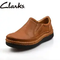 在飛比找Yahoo!奇摩拍賣優惠-❤小鹿臻選❤Clarks正品Clarks男鞋懶人套腳皮鞋真皮