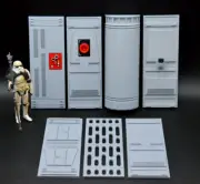 STAR WARS DEATH STAR PAINTED WALLS 1:18 SCALE DIORAMA 3.75 IN FIGURE
