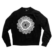 MARIMEKKO x UNIQLO Women's Wool Cashmere Sweater Pullover Black White Size M NEW